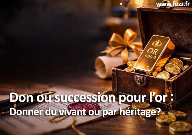 Donner son or du vivant ou par héritage ?