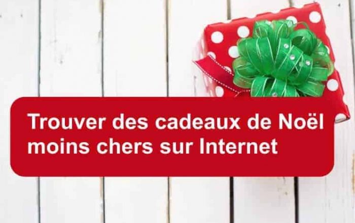 Trouver cadeaux moins chers Noël
