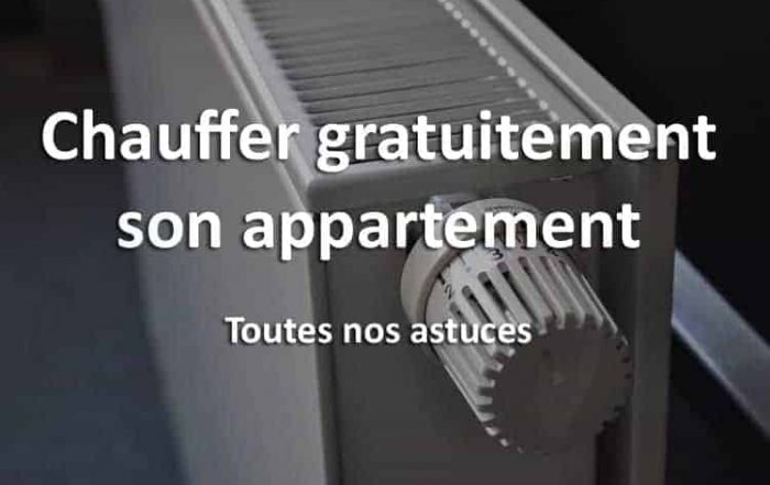 Chauffer gratuitement son appartement